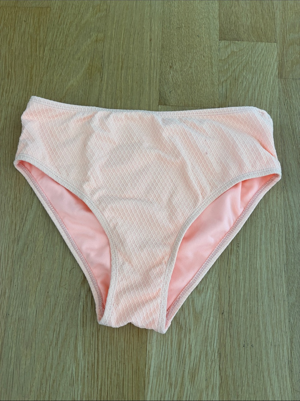 Cabana del Sol ☀️ Women's High-Waist Bikini Bottom - peach 🍑